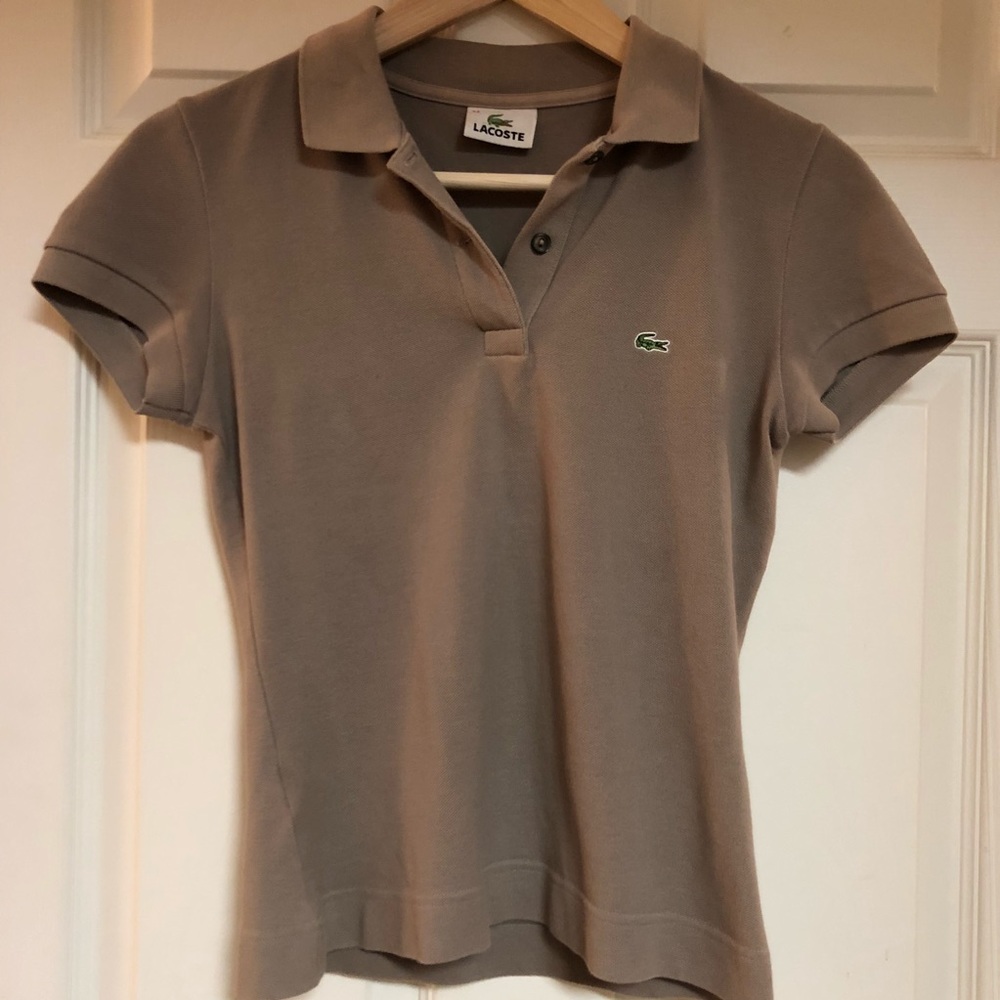 Lacoste Women’s Polo Gray